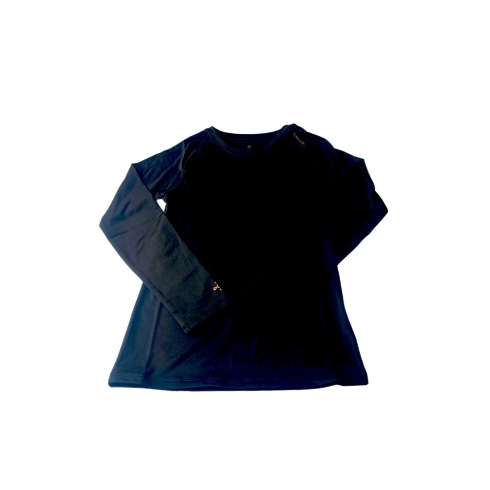 Tommie Copper Boys Black Long Short Sleeve Shirt size S NWT